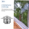 Mipcase Heavy Duty Stainless Steel Chimney Rainproof Roof Vent Cover