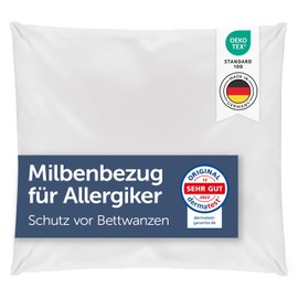 Blumtal Dust Mite Pillowcase, Allergy Sufferers Duvet Cover Set, Dust Mite Encasing Allergy Sufferers Bed Linen.