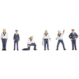 Noch® Marinai, Figure in Scala, 1:120 (TT) per modellini ferroviari e Modelli di Navi e diorami