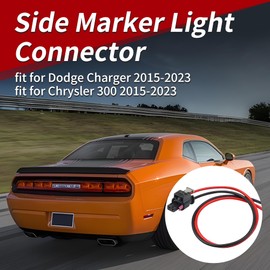 2Pack Side Marker Light Plug,Connector Pigtail Wire Harness Fit for Dodge Charger for Chrysler 300 2015-2023