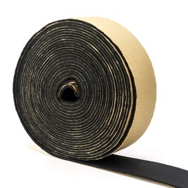 QWORK Pipe Wrap Insulation, Waterproof Foam Insulation Tape Adhesive for Hot or Cold Pipes, 33 Ft x 2 Inch Wide x 1/8 Inch Thick