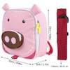 Cartoon Animal Anti lost Backpack Schoolbag with Walking Safety Harness