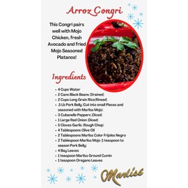 The XL Original Marliss Black Bean Color Frijoles s is Completely tasteless. Use on Cuban Black beans & Rice, (Add until Preferred Color is achieved). Use to darken Food such as: Tomato Sauce,