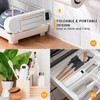 Folding Food Scale,Digital Kitchen Scale,Highly Accurate Compact Small Scale with