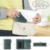 F.ZH Women's Bi-Fold Wallet, Short Wallet, Genuine Cowhide Leather, 13
