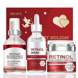 Skincare Gift Set for Women - Skin Care Set - Skincare Kit Hyaluronic Acid - 3Pcs Skincare Set with Serum,Cream，Spray - Hydrate,Soothe,Firm for All Skin - Women Birthday Gifts Teen Girls Gifts