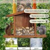 Squirrel Feeder,Squirrel Feeder Just for Squirrels,Wooden Squirrel Feeders for Outdoor