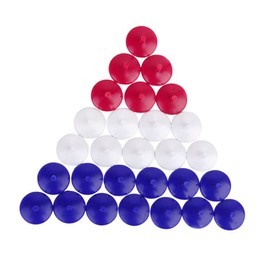 BIUDECO Golfball Marking Tool 50pcs Round Golf Marker Golf Position Marker Golf Markers Spot Marker Golf Tee Markers Ball Golf Assoceries