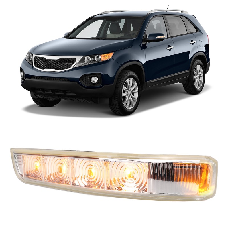 Side Mirror LED Indicator Turn Signal Light Replacement for Kia