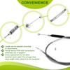 Mofun 65 3/4" Extended Length Clutch Cable Stainless Steel Compatible