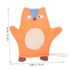 CORHAD 3Pcs Shower Scrubber Cartoon Cotton Bath Mitts for Lightweight
