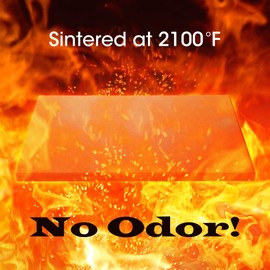 Unicook Pizza Stone, Heavy Duty Cordierite Pizza Pan for Oven and Grill, Thermal Shock Resistant Baking Stone for Bread, 15 X 12 Inch Rectangular, 6.6 lbs