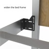 2 PCS Bed Frame Brackets Adapter for Headboard Extra Heavy