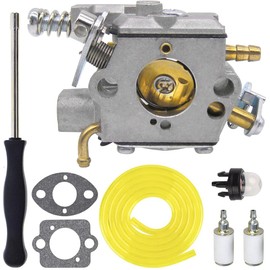 ZAMDOE Carburetor Kit for Husqvarna 584901401 525L 525LS 525LST 525ES 325HE3 325HE4 525RXT Strimmer Brush Cutter Tuning Kit with Primer Bulb Fuel Filter Carburetor Adjustment Tool