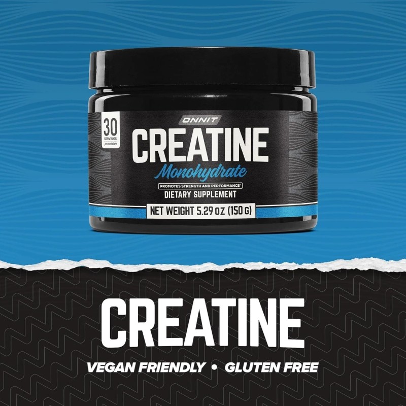 Onnit Creatine Monohydrate - 5g Per Serving (30 Tub), 5.29