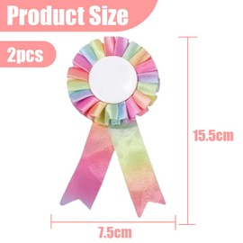 2Stück Dekorative Erstschulungstag - Geschenke 2025, Schulkind - Abzeichen - Schleife, Erstschüler - Abzeichen