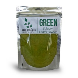 MAXX Organics Ultimate Athletic Juice Greens Cocktail 8 SUPER FOOD POWDER 30 Day
