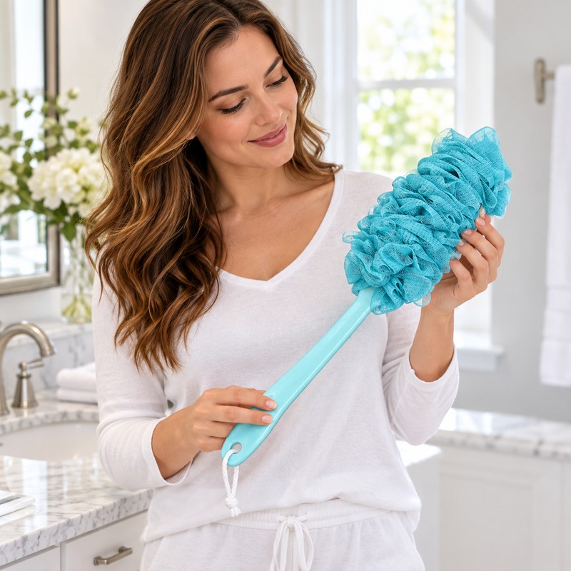 1PCS Long Handle Bath Brush Back Bath Shower Scrubber Body