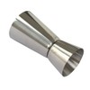 Accessotech Steel Jigger Single Double Shot Shorts Drink Spirit Measure