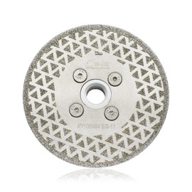 SHDIATOOL 4 Inch Diamond Grinding Disc for Granite Marble Single Side Coated Diamond Cutting Wheel with 5/8-Inch-11 Arbor