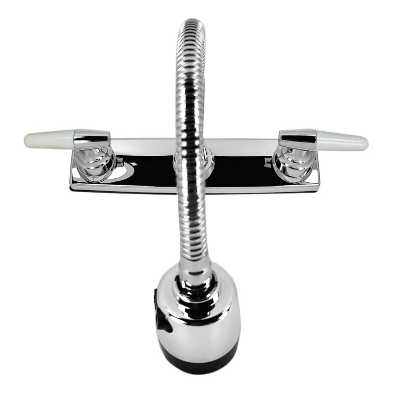 Llave MEZCLADORA GEENARY Para Mesa CROMADA Cuello Flexible Cocina
