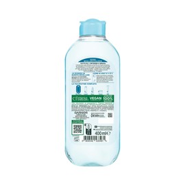 Garnier Acqua Micellare Tutto in 1, Per Tutti i Tipi di Pelle, Arricchita con Acido Ialuronico, Pelle Detersa e Idratata Profondamente, Hyaluronic Aloe, 400 ml