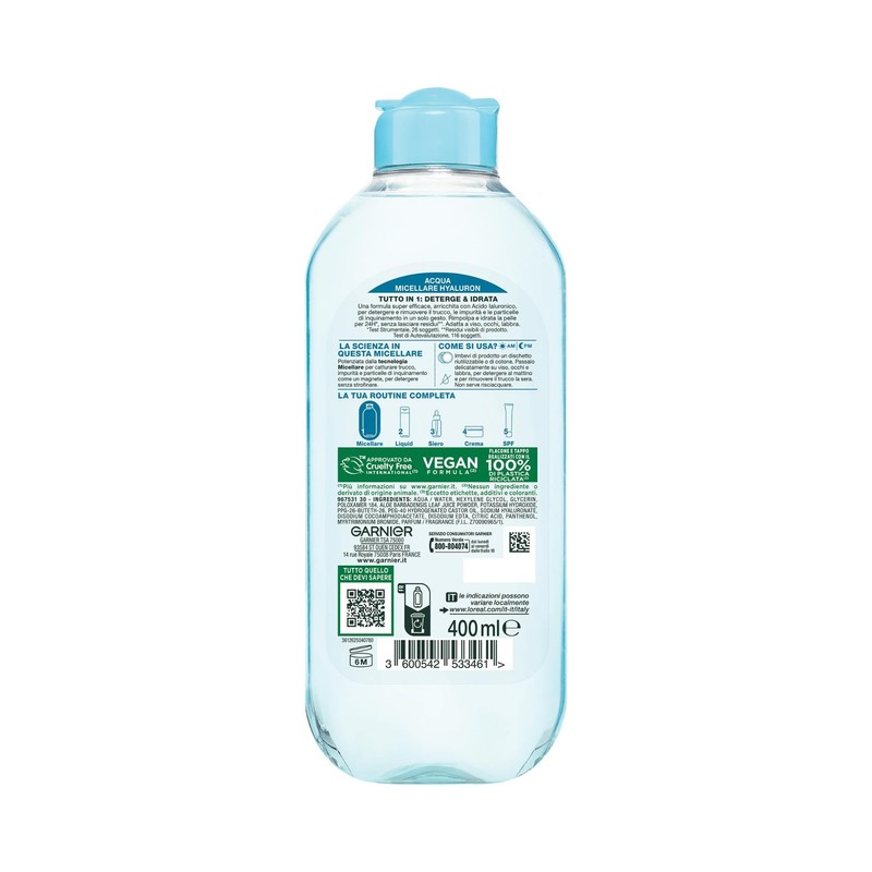 Garnier Acqua Micellare Tutto in 1, Per Tutti i Tipi
