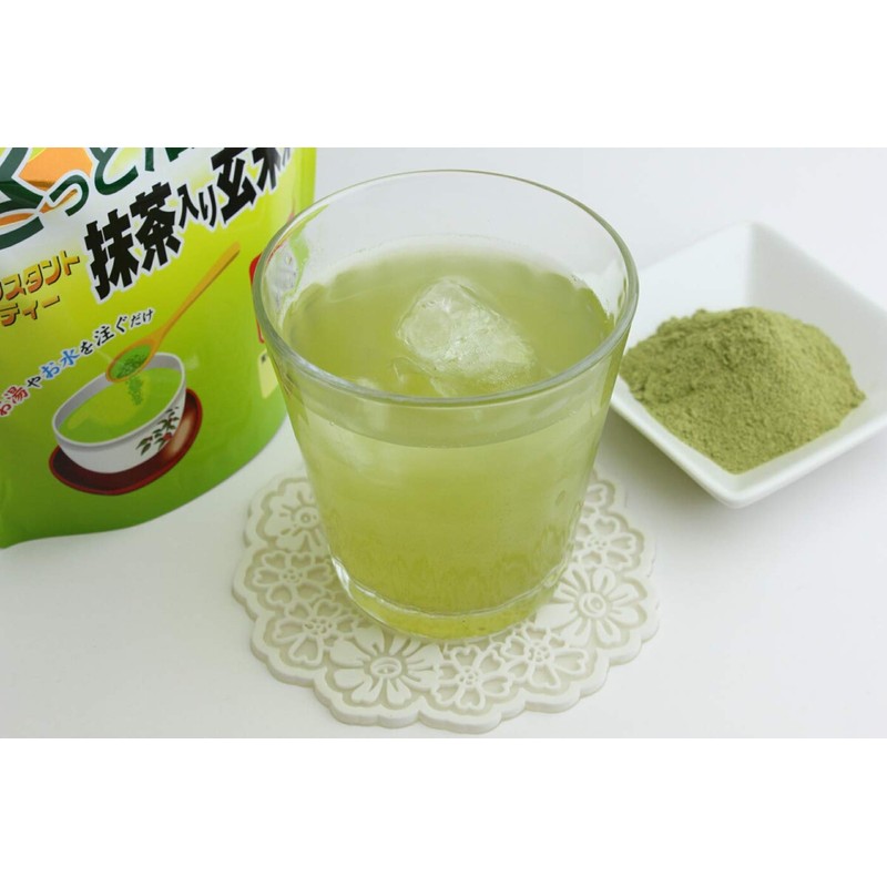 Juroen Quickly Melts Brown Rice Tea with Matcha, 1.5 oz