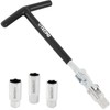 TECPO Spark Plug Wrench Set with T-Handle, 240° Swivel, for