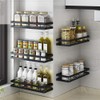 YunNasi Kitchen Wall Shelf No Drilling 1 Tier Shower Shelf