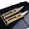 Mini Brass Rapid Utility knife, portable tool paper cutter, Hang