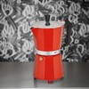 Cilio Classico Stovetop Espresso Maker, 15 Ounce, Red