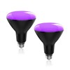 GREENIC LED UV Black Light Bulbs 15W(100w Equivalent) BR30 E26