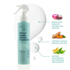 REVAIR Nourishing Scalp & Hair Conditioning Leave-In Treatment - Deep Conditioning Leave In Conditioner Spray - Volumizing Leave In Conditioner for Dry Damaged Hair - Vegan & Cruelty-Free (6.7 Fl Oz)