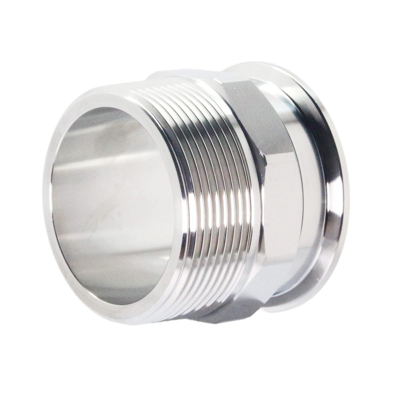 QiiMii 2" Tri Clamp Male Adapter to 2" BSPT Thread