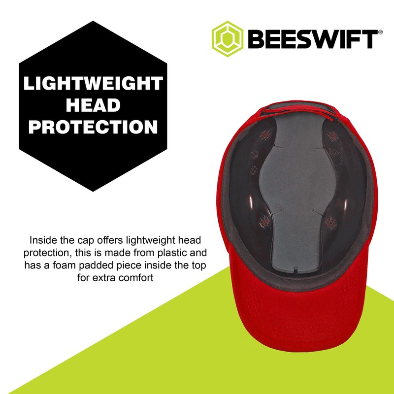 Beeswift - Safety Baseball Cap with ABS Shell for Lightweight
