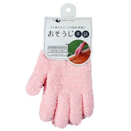 Azuma Cleaning Gloves Cleaning Gloves Height: Approx. 7.1 inches (18 cm) Pink Microfiber Cleaning Gloves Can be wiped clean with your fingertips