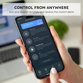 ‎tolviviov 12PCS Smart Home Alarm Security System No Monthly Fee DIY Door Window Sensors