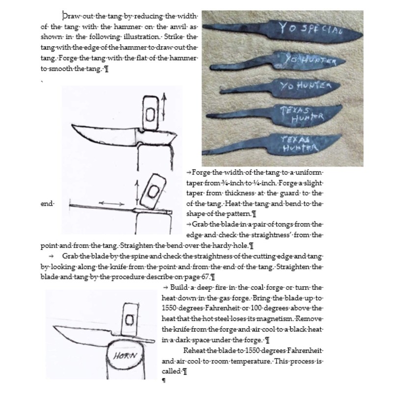 "HOW TO FORGE CLYDE FISCHER BLADES"