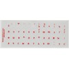 Russian 2 Pack Red Blue Letters Keyboard Stickers Label Shortcut