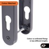 JCP PRO uPVC Door Handle Pair Set Sprung 92 PZ