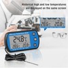 Refrigerator Thermometer ‑50 to 70℃ Digital LCD Display with Alarm