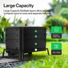 VIVOSUN 3-Layer Worm Compost Bin, 30L Worm Composter, Easy Setup