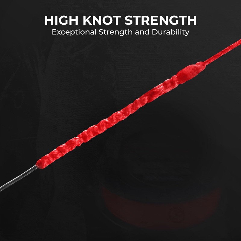 KastKing Superpower ColorShield Braided Fishing Line, Red,10LB,150Yards,X8
