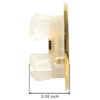 LQS Basin and Sink Trim Overflow Cover for Kitchen, Bathroom