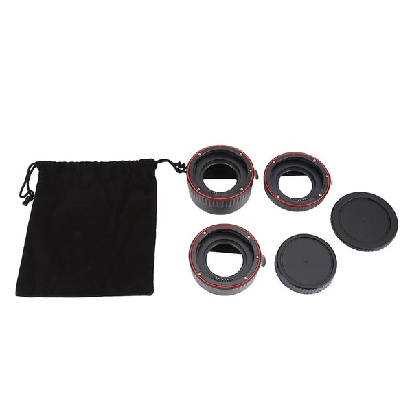 Auto Focusing Macro Extension Lens Adapter Ring Set for EF