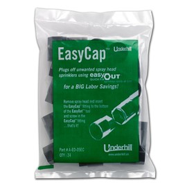 Underhill A-EO-05EC EasyCap Female FPT Fitting to Use with EasyOut Sprinkler Tool (24 Pack)