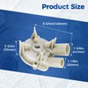 HECASA 3363394 Washer Drain Pump Compatible with Direct-Drive Washing Machines