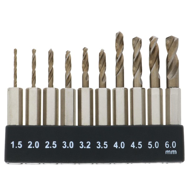Takagi EARTH MAN Short Stainless Steel Drill Set of 10,
