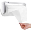simpletome Kitchen Roll Holder One Hand Pull Adaptive Tension Arm
